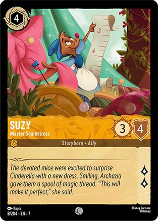 Suzy - Master Seamstress (8/204) Cold Foil - Archazias Island