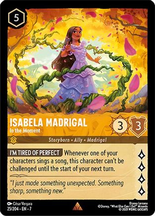 Isabela Madrigal - In the Moment (25/204) Cold Foil - Archazias Island