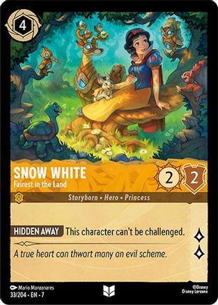 Snow White - Fairest in the Land (33/204) Cold Foil - Archazias Island