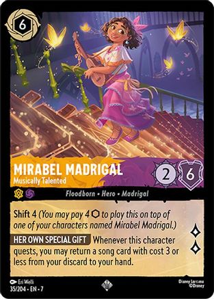 Mirabel Madrigal - Musically Talented (35/204) Cold Foil - Archazias Island