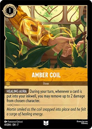 Amber Coil (41/204) Cold Foil - Archazias Island