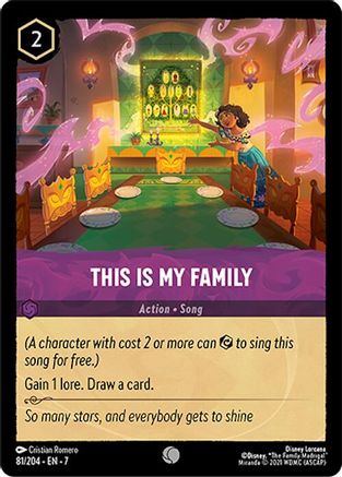 This Is My Family (81/204) Cold Foil - Archazias Island