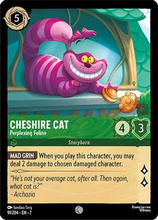 Cheshire Cat - Perplexing Feline (91/204) Cold Foil - Archazias Island