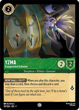 Yzma - Exasperated Schemer (101/204) Cold Foil - Archazias Island
