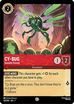 Cy-Bug - Invasive Enemy (127/204) Cold Foil - Archazias Island