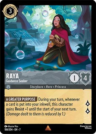 Raya - Guidance Seeker (186/204) Cold Foil - Archazias Island
