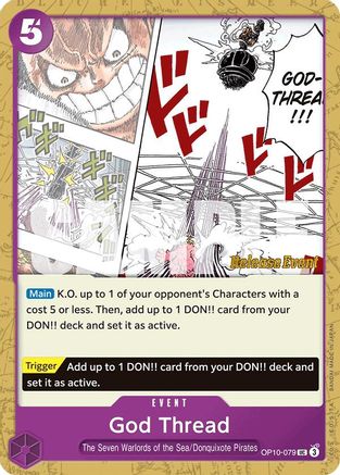God Thread (OP10-079) - Royal Blood Release Event Cards