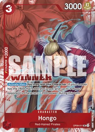 Hongo (Winner Pack 2025 Vol. 2) (OP09-011) - One Piece Promotion Cards