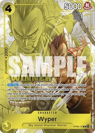 Wyper (Winner Pack 2025 Vol. 2) (OP08-110) - One Piece Promotion Cards