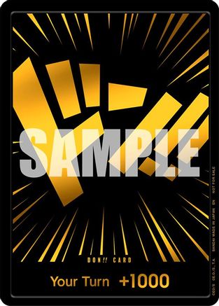 DON!! Card (Black and Gold) - One Piece Promotion Cards