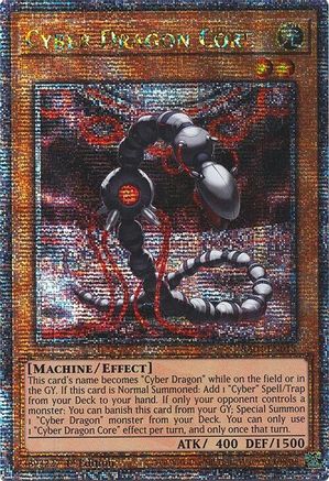 Cyber Dragon Core (Quarter Century Secret Rare) (RA04-EN013) - Quarter Century Stampede 1st Edition