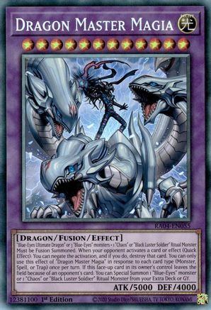Dragon Master Magia (CR) (RA04-EN055) - Quarter Century Stampede 1st Edition