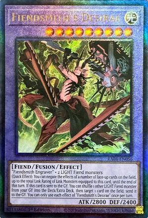 Fiendsmith's Desirae (PUR) (RA04-EN056) - Quarter Century Stampede 1st Edition