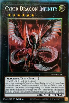 Cyber Dragon Infinity (PCR) (RA04-EN068) - Quarter Century Stampede 1st Edition