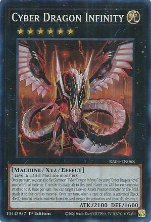 Cyber Dragon Infinity (RA04-EN068) - Quarter Century Stampede 1st Edition