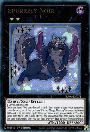 Epurrely Noir (PUR) (RA04-EN071) - Quarter Century Stampede 1st Edition