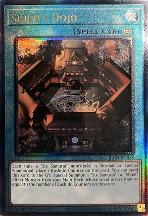 Shien's Dojo (PUR) (RA04-EN088) - Quarter Century Stampede