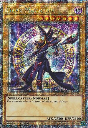 Dark Magician (8th Art) (Quarter Century Secret Rare) (RA04-EN106) - Quarter Century Stampede 1st Edition