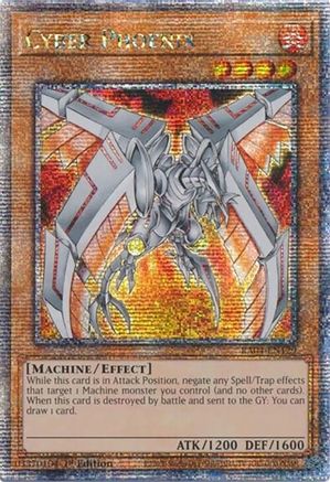 Cyber Phoenix (Quarter Century Secret Rare) (RA04-EN129) - Quarter Century Stampede 1st Edition