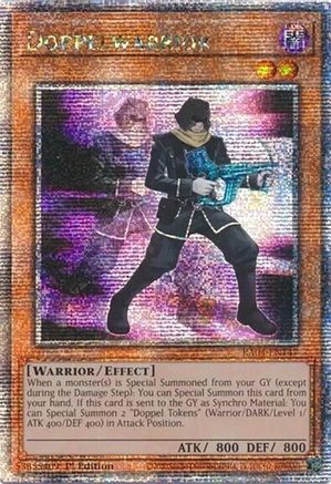Doppelwarrior (Quarter Century Secret Rare) (RA04-EN147) - Quarter Century Stampede 1st Edition