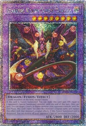 Starving Venom Fusion Dragon (Quarter Century Secret Rare) (RA04-EN272) - Quarter Century Stampede 1st Edition