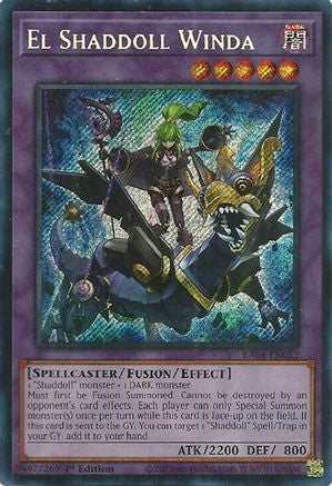 El Shaddoll Winda (Secret Rare) (RA04-EN052) - Quarter Century Stampede