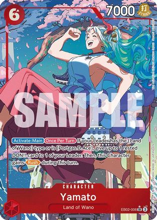 Yamato (Alternate Art) (EB02-006) - Extra Booster: Anime 25th Collection
