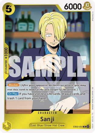 Sanji (EB02-054) - Extra Booster: Anime 25th Collection