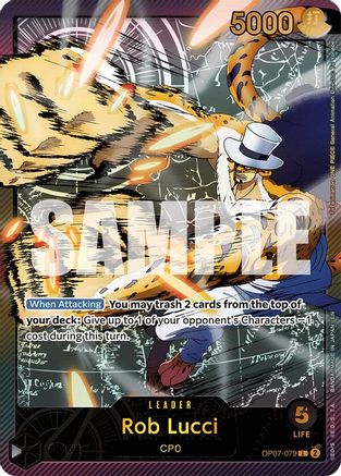 Rob Lucci (SPR) (OP07-079) - Extra Booster: Anime 25th Collection