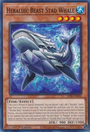 Heraldic Beast Stad Whale (ALIN-EN010) - Alliance Insight 1st Edition