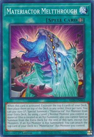 Materiactor Meltthrough (ALIN-EN063) - Alliance Insight 1st Edition