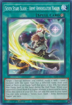Seven Stars Slash - Army Annihilator Hagun (ALIN-EN069) - Alliance Insight 1st Edition