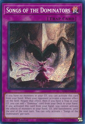 Songs of the Dominators (ALIN-EN078) - Alliance Insight 1st Edition