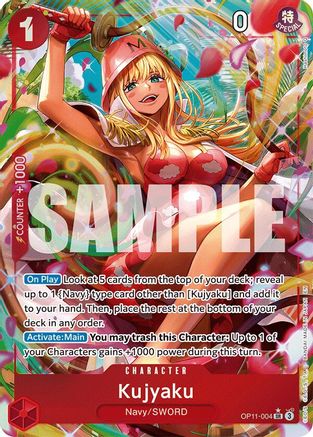 Kujyaku (Alternate Art) (OP11-004) - A Fist of Divine Speed