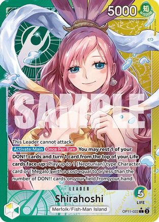 Shirahoshi (022) (Alternate Art) (OP11-022) - A Fist of Divine Speed