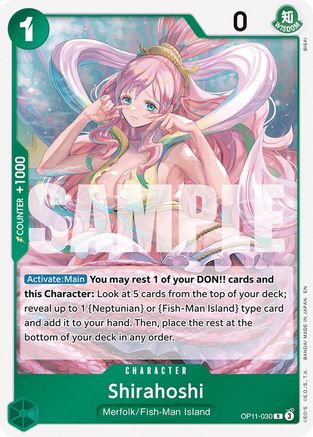 Shirahoshi (030) (OP11-030) - A Fist of Divine Speed