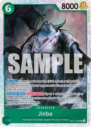 Jinbe (031) (OP11-031) - A Fist of Divine Speed