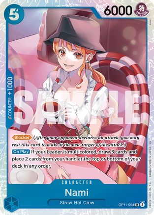 Nami (054) (OP11-054) - A Fist of Divine Speed