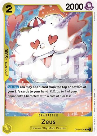 Zeus (OP11-106) - A Fist of Divine Speed