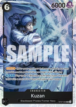 Kuzan (ST27-003) - Starter Deck 27: BLACK Marshall.D.Teach