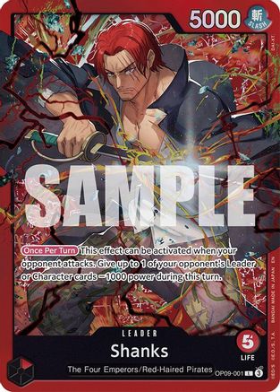 Shanks (OP09-001) (OP09-001) - Starter Deck 23: RED Shanks