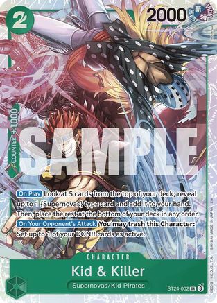 Kid & Killer (ST24-002) - Starter Deck 24: GREEN Jewelry Bonney