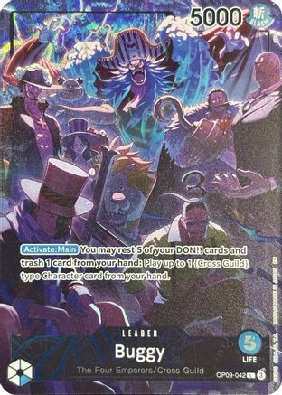 Buggy (English Version 2nd Anniversary Set) (OP09-042) - One Piece Promotion Cards