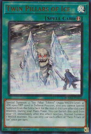 Twin Pillars of Ice (BLMM-EN032) - Battles of Legend: Monster Mayhem 1st Edition