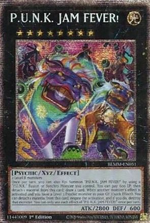 P.U.N.K. JAM FEVER! (Starlight Rare) (BLMM-EN051) - Battles of Legend: Monster Mayhem 1st Edition