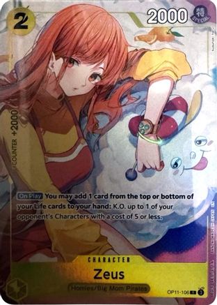 Zeus (Official Playmat -Bandai Card Games Fest 24-25 Edition-) (OP11-106) - One Piece Promotion Cards