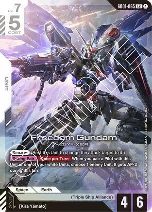 Freedom Gundam (GD01-065) - Newtype Rising Holofoil