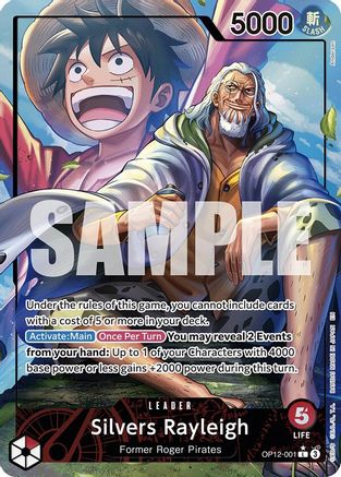 Silvers Rayleigh (Alternate Art) (OP12-001) - Legacy of the Master