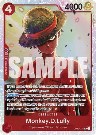 Monkey.D.Luffy (OP12-015) - Legacy of the Master