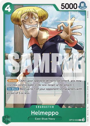 Helmeppo (OP12-033) - Legacy of the Master